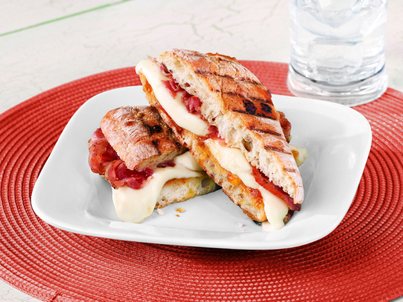 Recette Panini Mozzarella Pancetta Galbani