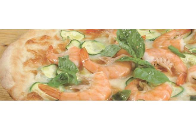 recette pizza crevettes et courgettes pizza galbani pizza crevettes et courgettes